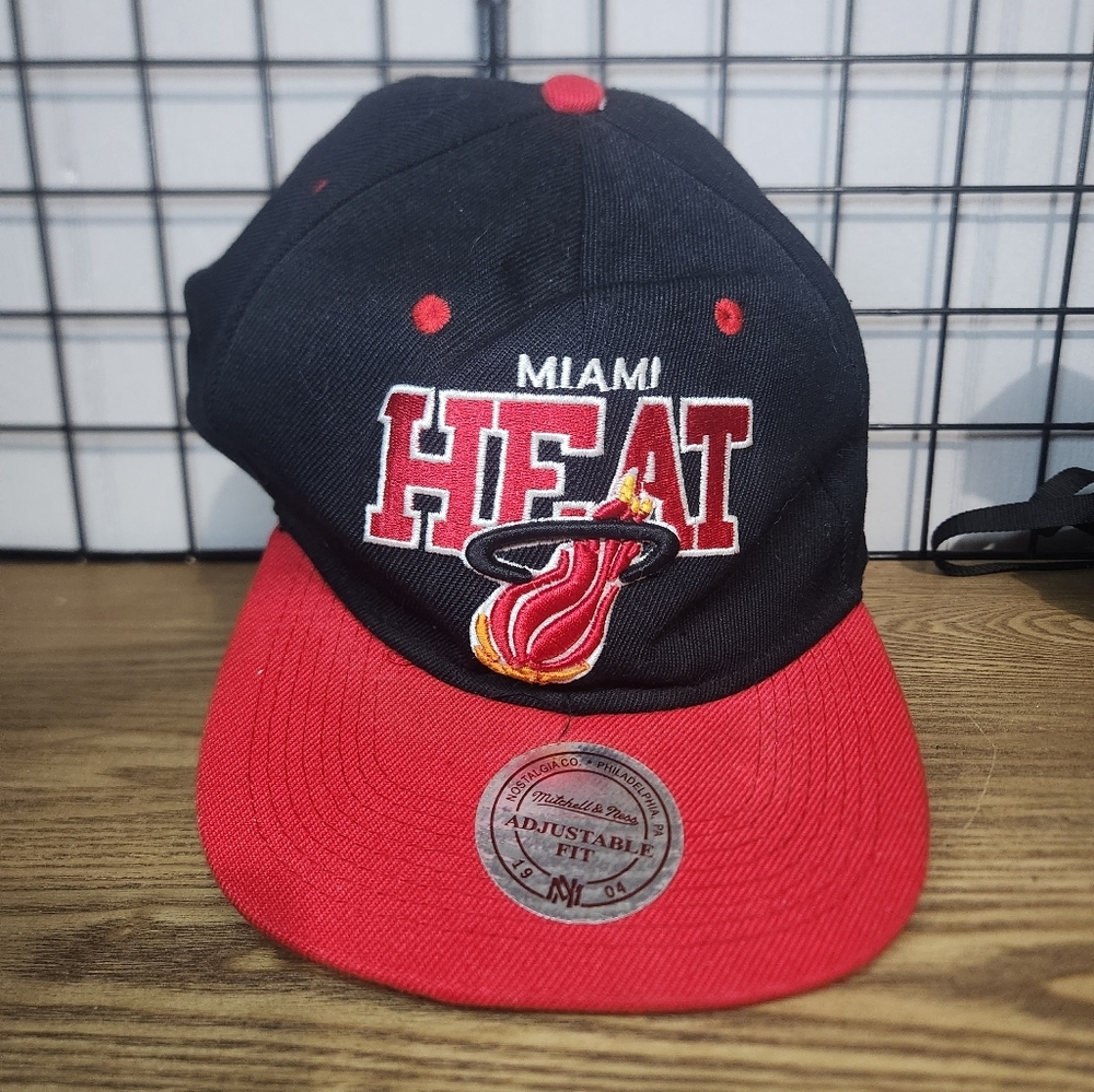 Miami Heat Snapback NBA Mitchell And Ness Hardwood classics
